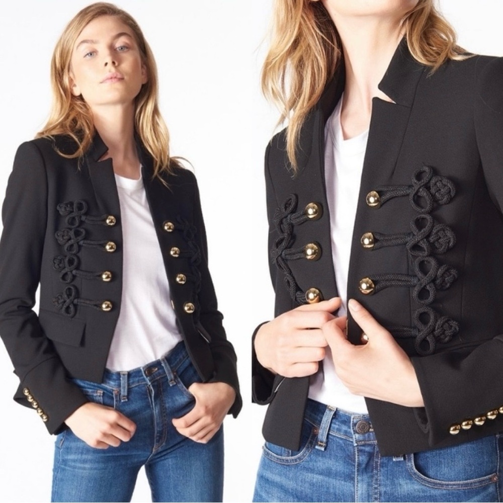 Veronica Beard June Utility Double Breasted Blazer 2 - Picture 3 of 11